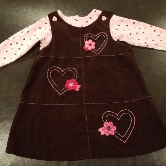 Girls Toddler 2-Piece Courderoy Dress - 2T - Picture 1 of 3